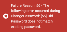 Error 56: Old Password Does Not Match Current Password – Odyssey File ...